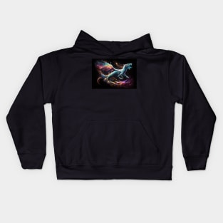 Space Dragon Nebula 002 Kids Hoodie